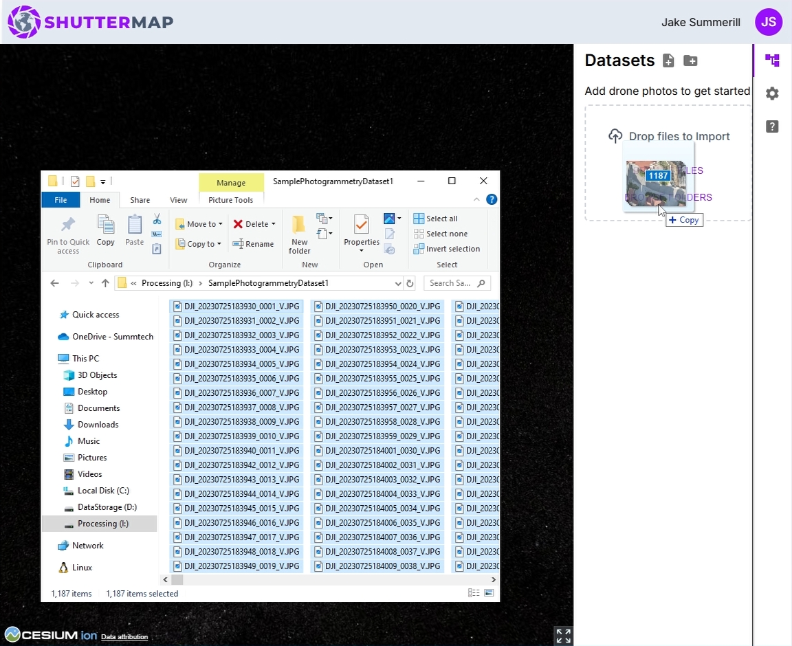 Import Photos Demonstration